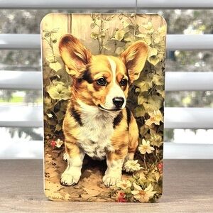 Handmade Corgi Puppy Greeting Card